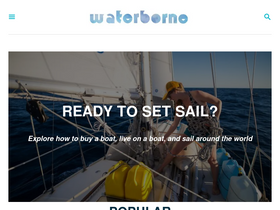 'waterbornemag.com' screenshot