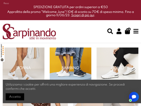 'scarpinando.it' screenshot