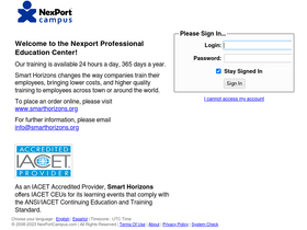 'nexportcampus.com' screenshot