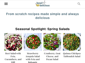 'bowlofdelicious.com' screenshot