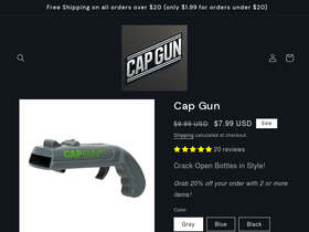 capgun.shop homepage screenshot