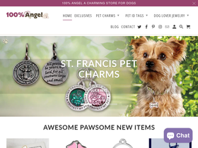100pctangel.com homepage screenshot