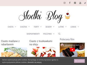 'slodkiblog.pl' screenshot