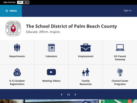 'dsoa.palmbeachschools.org' screenshot