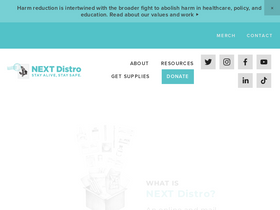 'nextdistro.org' screenshot