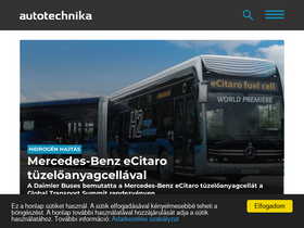 'autotechnika.hu' screenshot