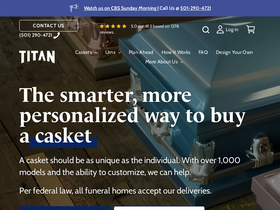'titancasket.com' screenshot