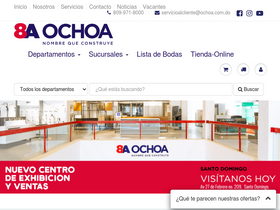 'ochoa.com.do' screenshot