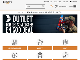 'bryggselv.no' screenshot