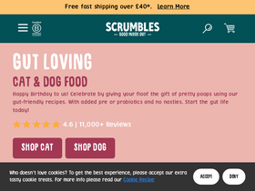 'scrumbles.co.uk' screenshot