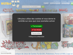'ultrajeux.com' screenshot