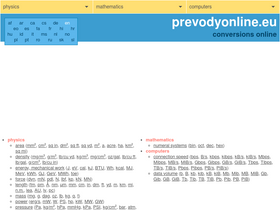 'prevodyonline.eu' screenshot