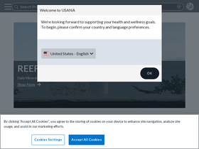 'usana.com' screenshot