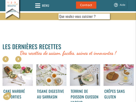 '123degustez.fr' screenshot