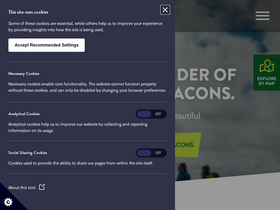'breconbeacons.org' screenshot