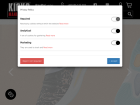 'kicksmaniac.com' screenshot