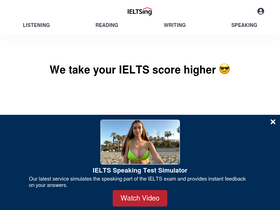'ieltsing.com' screenshot