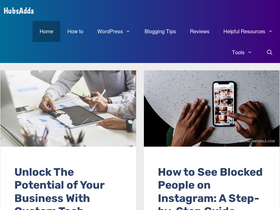 'hubsadda.com' screenshot