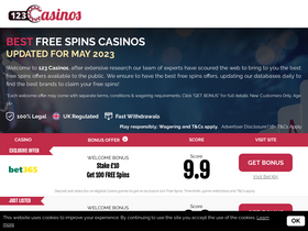 '123casinos.com' screenshot