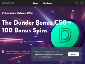 'dunder.com' screenshot