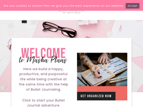 'mashaplans.com' screenshot