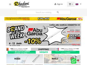 'rhodani.com' screenshot