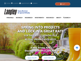 'langleyfcu.org' screenshot