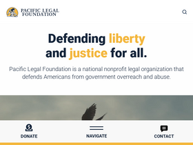 'pacificlegal.org' screenshot