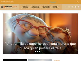 'cinemagavia.es' screenshot