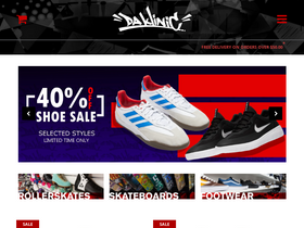 Da Klinic Online | Skate Specialists website screenshot