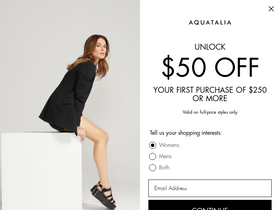 'aquatalia.com' screenshot