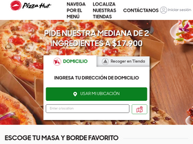 'pizzahut.com.co' screenshot