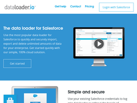 'dataloader.io' screenshot