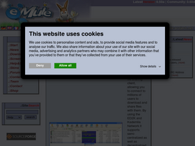 'emule-project.net' screenshot