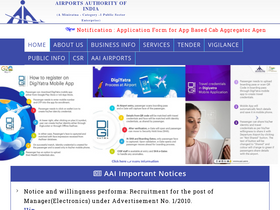 'aai.aero' screenshot