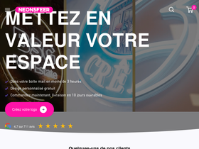 Neonsfeer homepage screenshot