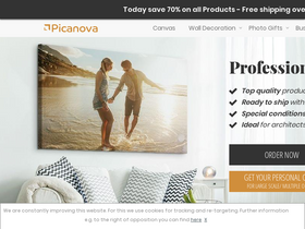 'picanova.com' screenshot