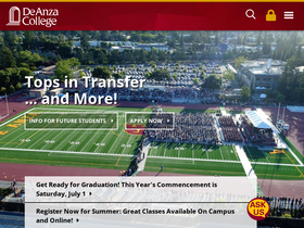 'deanza.edu' screenshot