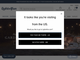 'lights4fun.co.uk' screenshot