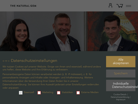 'thenaturalgem.com' screenshot