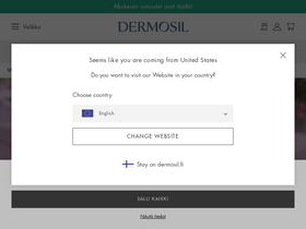 'dermosil.fi' screenshot