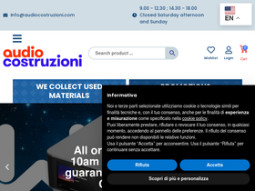 'audiocostruzioni.com' screenshot