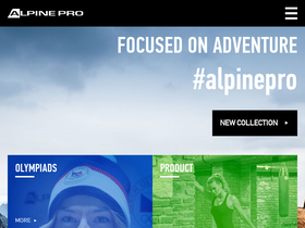 alpinepro.com homepage screenshot