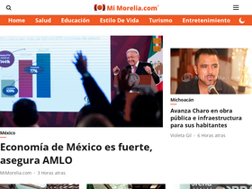 'mimorelia.com' screenshot