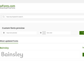 'wfonts.com' screenshot