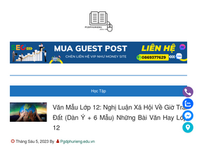 'pgdphurieng.edu.vn' screenshot