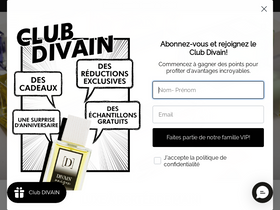 'divainparfums.fr' screenshot