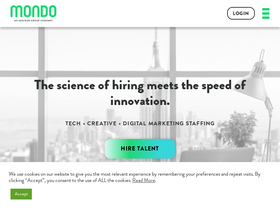'mondo.com' screenshot