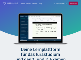 'jura-online.de' screenshot