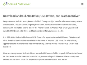 'androidadbdriver.com' screenshot